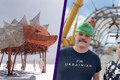 Так ми створювали 5-тонного їжака для Burning Man. Це наш меморіал загиблим під час війни в Україні