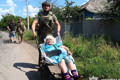 З Дружківки евакуювали двох літніх жінок. Одній із них 96 років, її вивозили на тачці під дронами