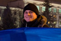 На фронті загинув захисник Максим Радуш. Він був прапороносцем Євромайдану у Луганську