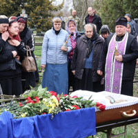 На щиті Сергій Кіяшко - Петропавлівка прощається з офіцером 24-ї бригади імені Короля Данила (ВІДЕО)