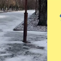 Ожеледиця у Жовтих Водах: чому місто перетворилося на суцільний каток