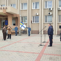 В Ізмаїлі підняли прапор Військово-морських Сил ЗСУ