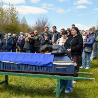 Солдата Віктора Білика з військовими почестями поховали в його рідній Халчі