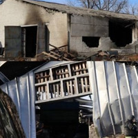 П’ять Шахедів - по господарству волонтера в Петропавлівці: знищені ангари, техніка, тварини (ВІДЕО)