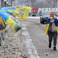 «Не мовчи! Полон вбиває!» Як пройшла акція у Первомайську: фоторепортаж