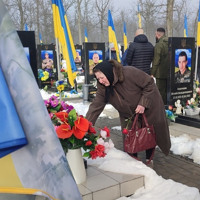 У четверту річницю повномасштабного вторгнення рф в Україну Ізмаїл вшанував пам'ять полеглих воїнів