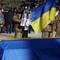 У Південноукраїнську попрощалися з солдатом Андрієм Лупаном, який рік вважався зниклим безвісти