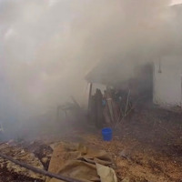 На Кременеччині рятувальники ліквідували пожежу дров та сміття