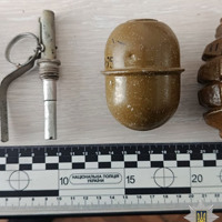 На Кременеччині у чоловіка поліцейські вилучили гранати на набої