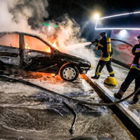 Вночі у Кременці горів автомобіль