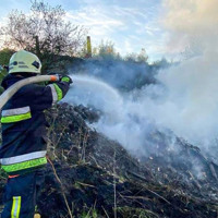 На Кременеччині трапилась масштабна пожежа