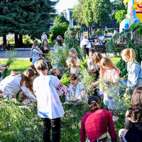 У Кагарлику святкували Купала: хороводи, майстерки, фотозони та кіно просто неба