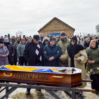 Його серце билося в унісон з волею України - в Кагарлику провели в станню путь воїна Назара Жирного