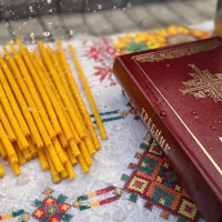 В Ізмаїлі у підрозділах Морської охорони освятили стрітенські свічки