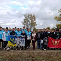 «Кубок пам’яті» у Сахновщині — господарі турніру святкують перемогу
