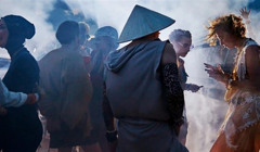 На Рожевому озері відбувся масштабний рейв