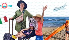 Як мама з двома дітьми їздила у відпустку до Італії: машина, пішки, автобус і літак заради моря