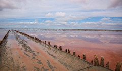 Хочу побачити Рожеве озеро. Де переночувати поблизу