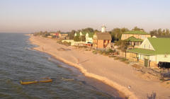 Белосарайская коса: погода, климат, температура воды