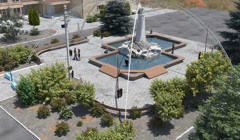 Семиметровий маяк. У Генічеську відремонтують головний фонтан 