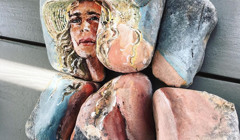 Каміння з людським обличчям: ізраїльський художник малює портрети на камінні