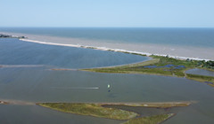 Бердянская коса: видео с высоты птичьего полета