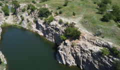 Елисеевский карьер 2021: видео с высоты птичьего полета