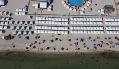 Лазурное: видео с высоты птичьего полета