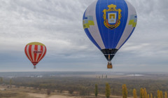 Тільки пісок і небо: рекорд над Олешківськими пісками на повітряних кулях