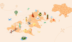 Карта Travel tech України. Компанії, які успішно працюють в індустрії туризму