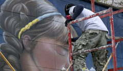 У Одесі з'явилося три нові мурали, присвячені Україні: їх створили американські художники