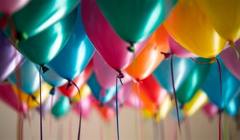 Выбор оттенка гелиевых шаров