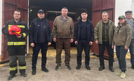 На Куп’янщині створено ще одну добровільну пожежну команду: рятувальники проходять навчання