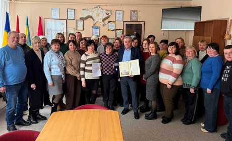 Голову Циблівської громади Олександра Палагуту нагородили Почесною грамотою Верховної Ради