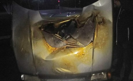 У Славуті знову горів автомобіль
