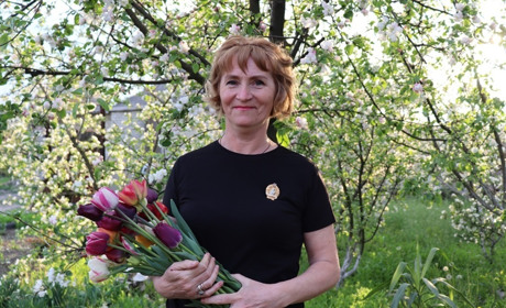 Ірина Коляса отримала почесне звання «Мати-героїня»