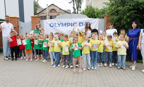 Олімпійський день у Жмеринці: спорт, рух і радість для наймолодших