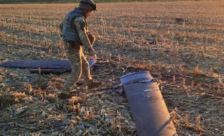 На Сумщині вибухотехніки поліції знешкодили збитий безпілотник росіян