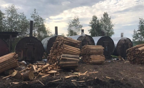 На Зарічненщині за забруднення повітря при випалюванні деревного вугілля оштрафували підприємця