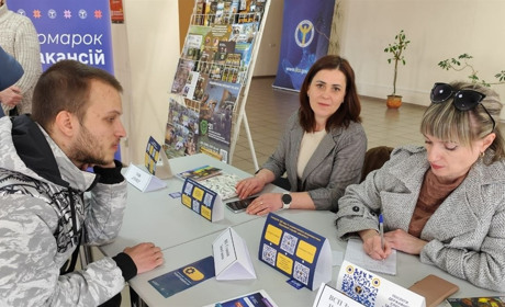 Від пошуку роботи до вибору професії: у Знам’янці відбувся ярмарок вакансій