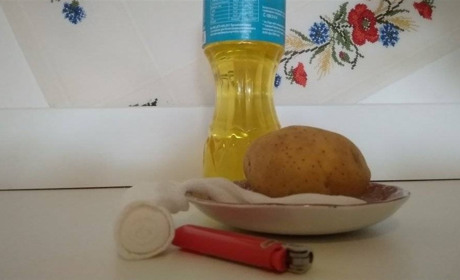 Як зробити свічку з картоплі: трошки світло, трошки тепло і їжею пахне