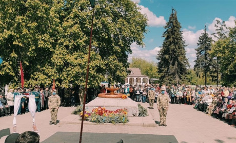 День перемоги над нацизмом у Другій світовій: фоторепортаж з урочистостей у Первомайську