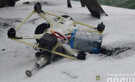 На Сумщині знищили осколково-фугасний снаряд рф, що був на FPV-дроні