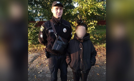 Поліцейські Київщини оперативно розшукали зниклу 14-річну дівчинку з Переяслава