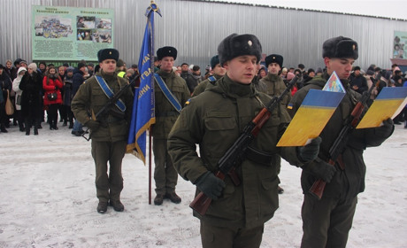 У Калинівці військовослужбовці Національної гвардії склали військову присягу