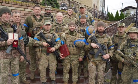 Воїнів 80-ої окремої десантно-штурмової бригади президент України відзначив державними нагородами