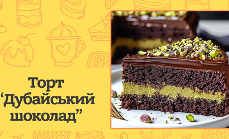 Торт «Дубайський шоколад» із тістом кадаїф – рецепт