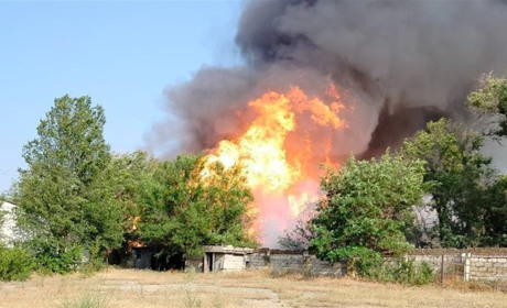 Між Новою Каховкою і Таврійськом вирували пожежі
