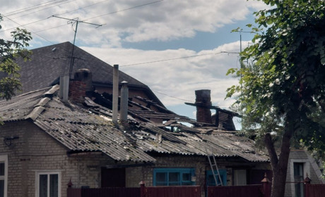 У Глухові сталася пожежа на одній із центральних вулиць міста