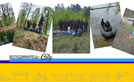 Півтори тонни сміття зібрали навколо трьох заповідних озер Нобельського парку